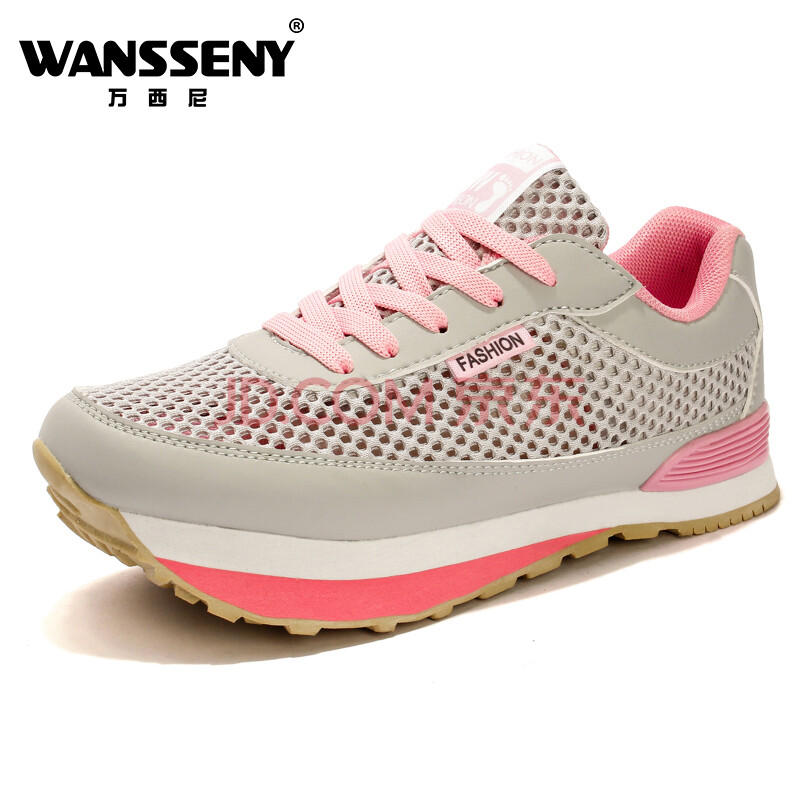 ÍòÎ÷ÄᣨWANSSENY£©2017Ïļ¾Ð¿¸úЬÄÐÅ®µ¹×ßЬǰ¸ßºóµÍЬÍÕ±³Æ½×ãÔ˶¯Ð¬ »ÒÉ« 40