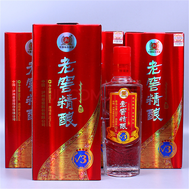 g29 【中国名酒】2013年(泸州老窖)老窖精酿 52度 500ml 4瓶