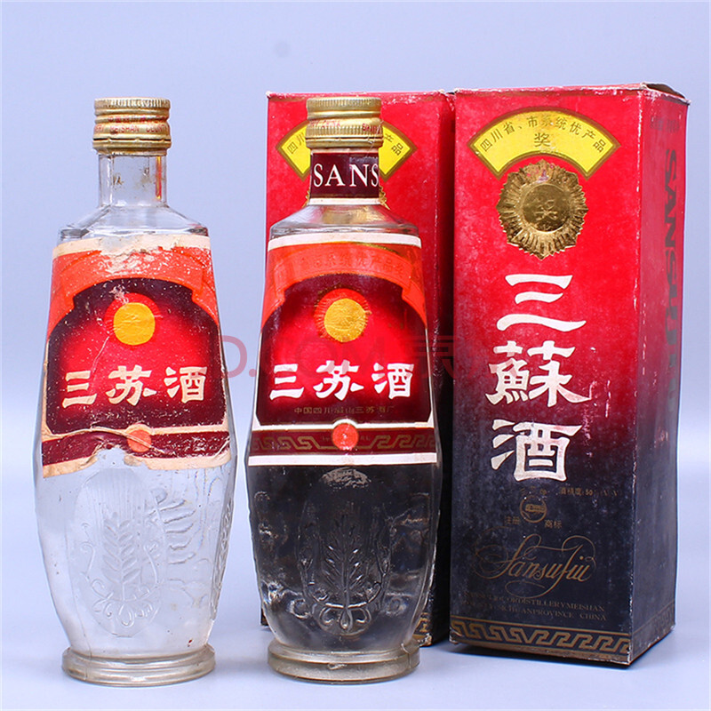 g48 【国优名酒】1990年代 三苏酒 50度 500ml 2瓶