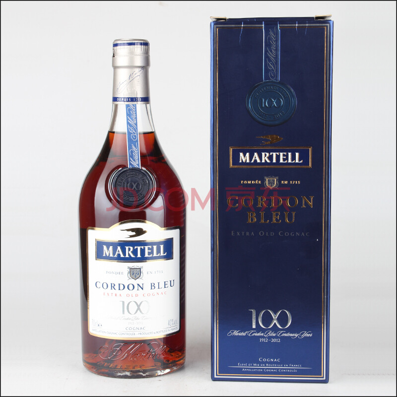 【45】1瓶 马爹利蓝带100周年特别版martell cordon bleu