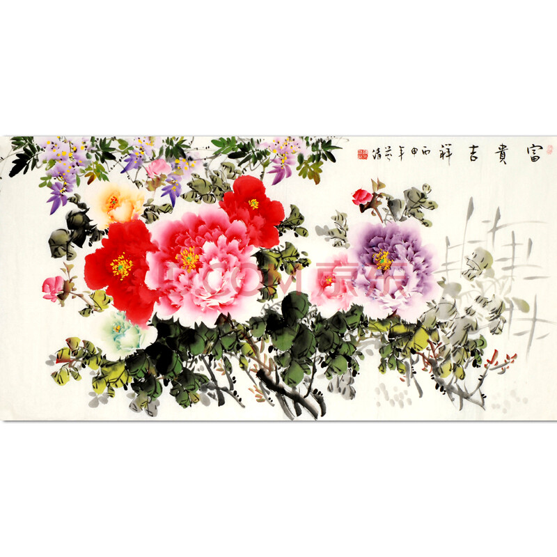 职业画家 陈芬清《富贵吉祥》