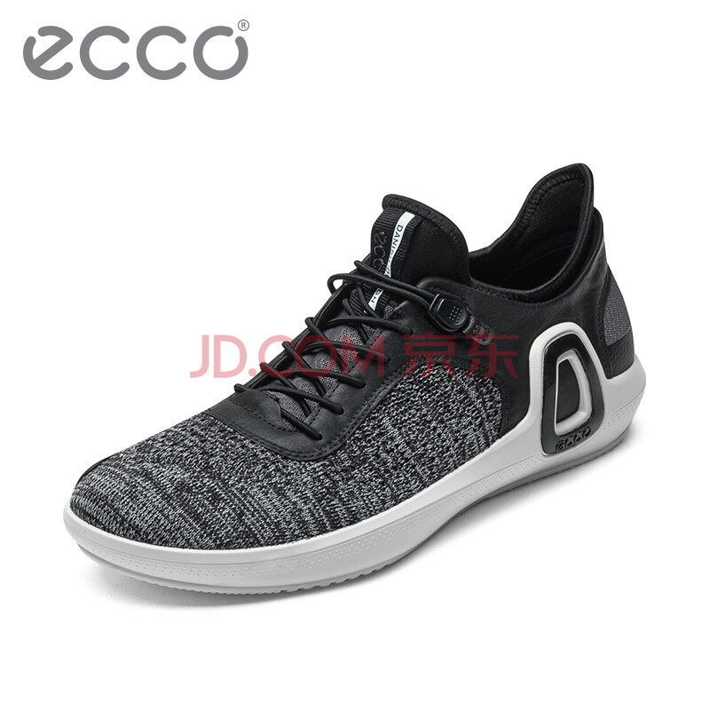 ECCO°®²½ ÕëÖ¯ÃæÍ¸Æø¿ìËÙ¿ÛÄÐЬ Çá±ãÊæÊÊÔ˶¯ÐÝÏÐЬ Ó¯ËÙ3ϵÁÐ839574 ºÚÉ«/»ÒÉ«83957450515 42