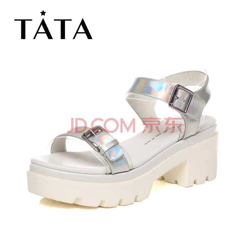 Tata/ËûËýÏļ¾ÌùĤPUÅ®Á¹Ð¬2RO03BL6 Òø/°×É« 36