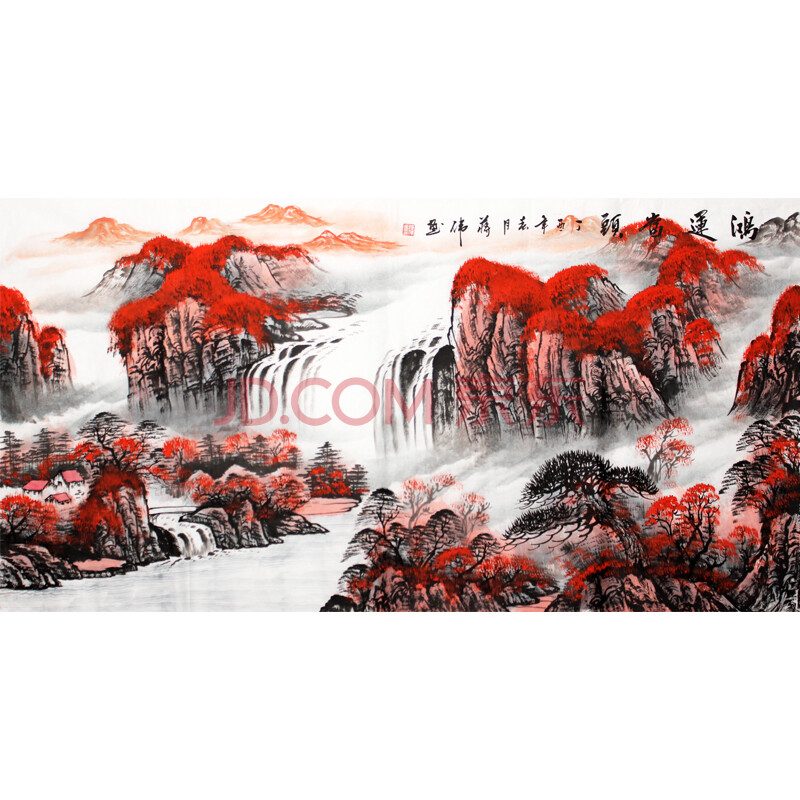 实力派画家 蒋伟《鸿运当头》n57