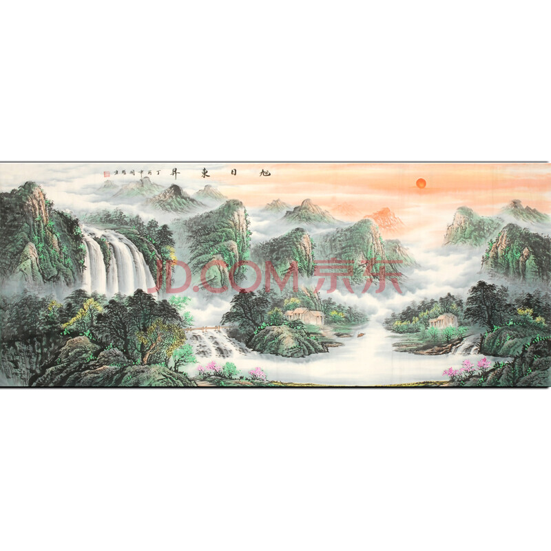 著名画家 周国耀《旭日东升》