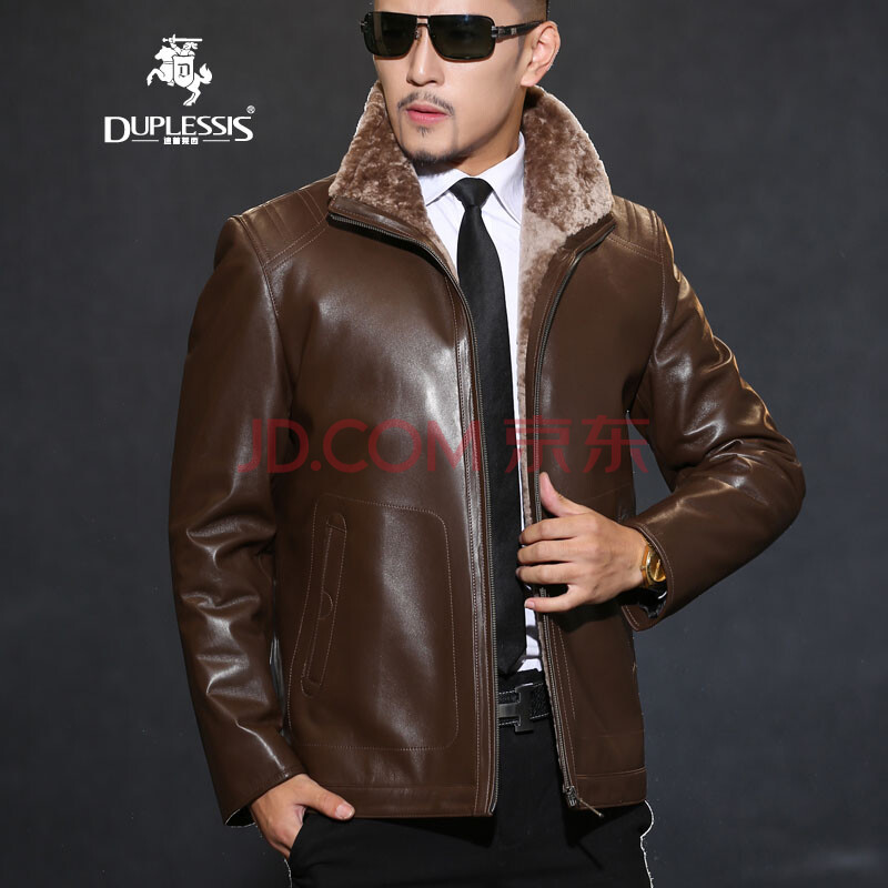 皮毛一体男式休闲翻领真皮牌子好不好 哪款好