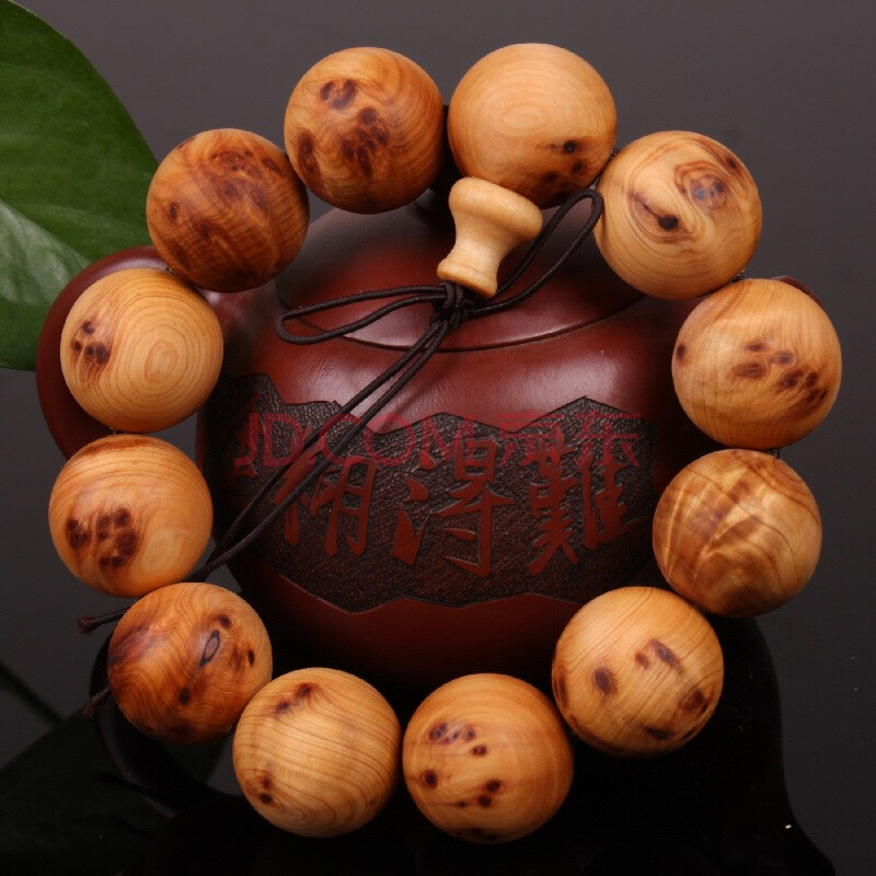 【山水纹 瘤疤 带水波 高油】太行山侧柏手串