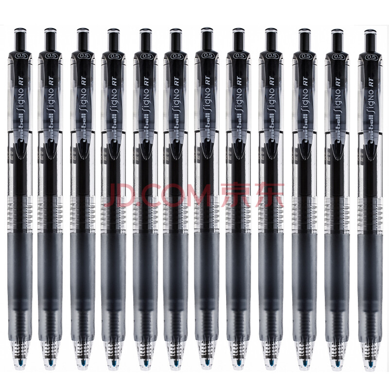 三菱(Uni) UMN-105 按制中性笔(黑色)(替芯型号UMR-85) 0.5mm(12支装)