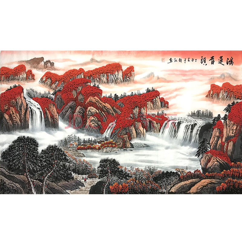 中国美术家协会会员 赵弘《鸿运当头》
