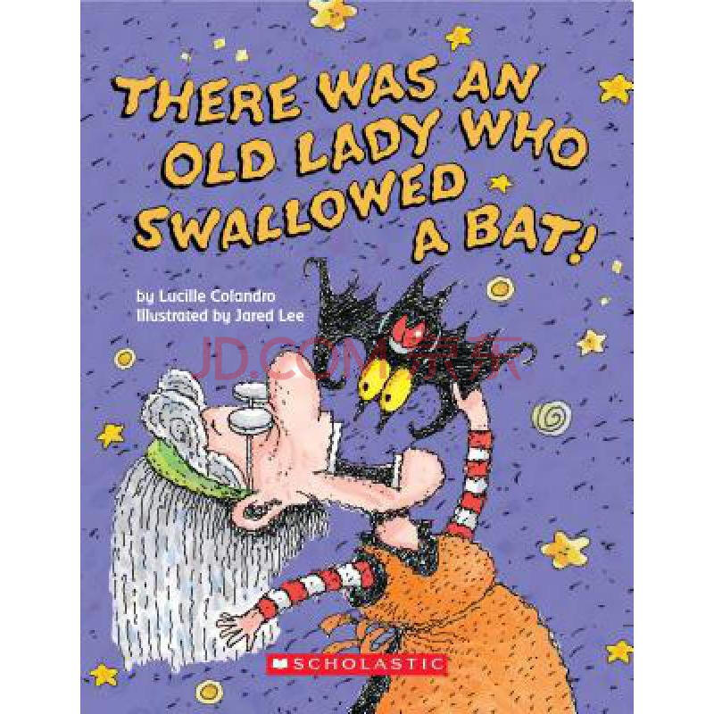 there was an old lady who swallowed a bat!