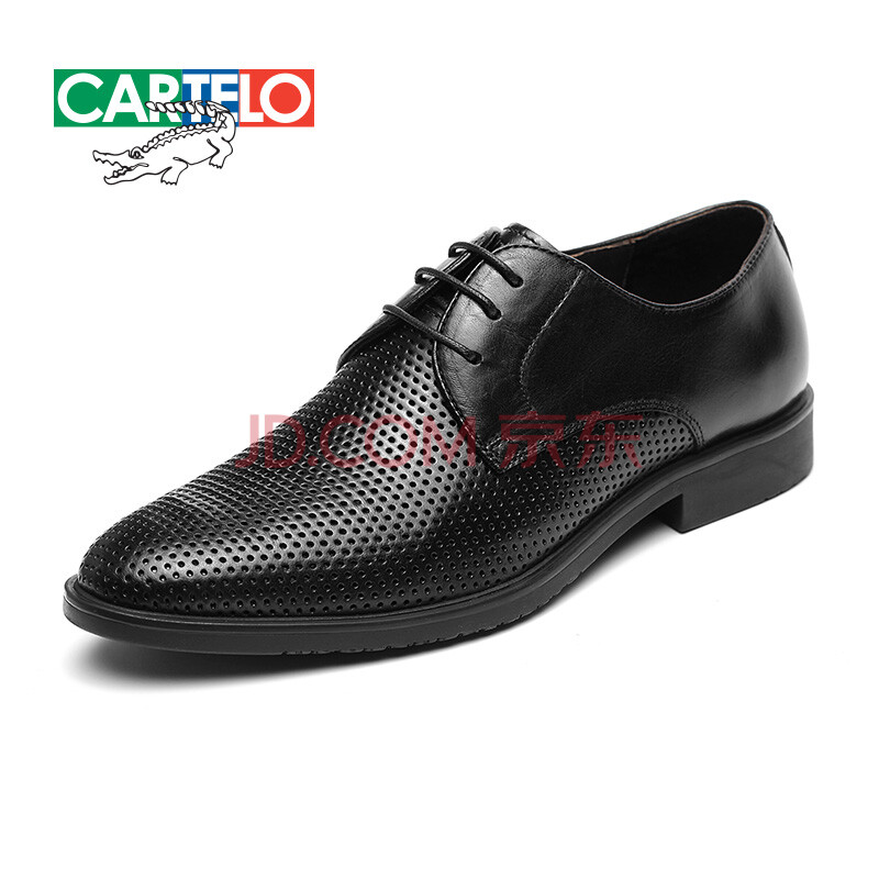 ¿¨µÛÀÖöùÓ㣨CARTELO£©Ïļ¾Ð¿îÄÐÊ¿ïÎ¿ÕÆ¤Ð¬ÕæÆ¤Í¸ÆøÄÐЬţƤÉÌÎñÕýװЬ×ÓÄÐ ºÚÉ« 40