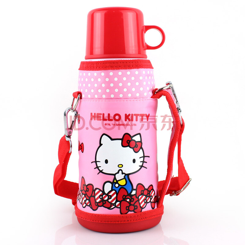 凯蒂猫保温杯 hello kitty儿童保温壶 宝宝水壶学生喝水杯子女童 粉色