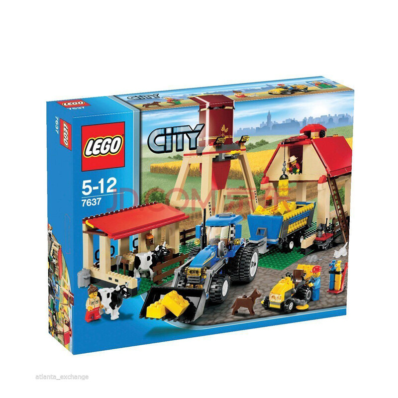 lego乐高积木玩具 城市city 快乐农场 l7637 绝版