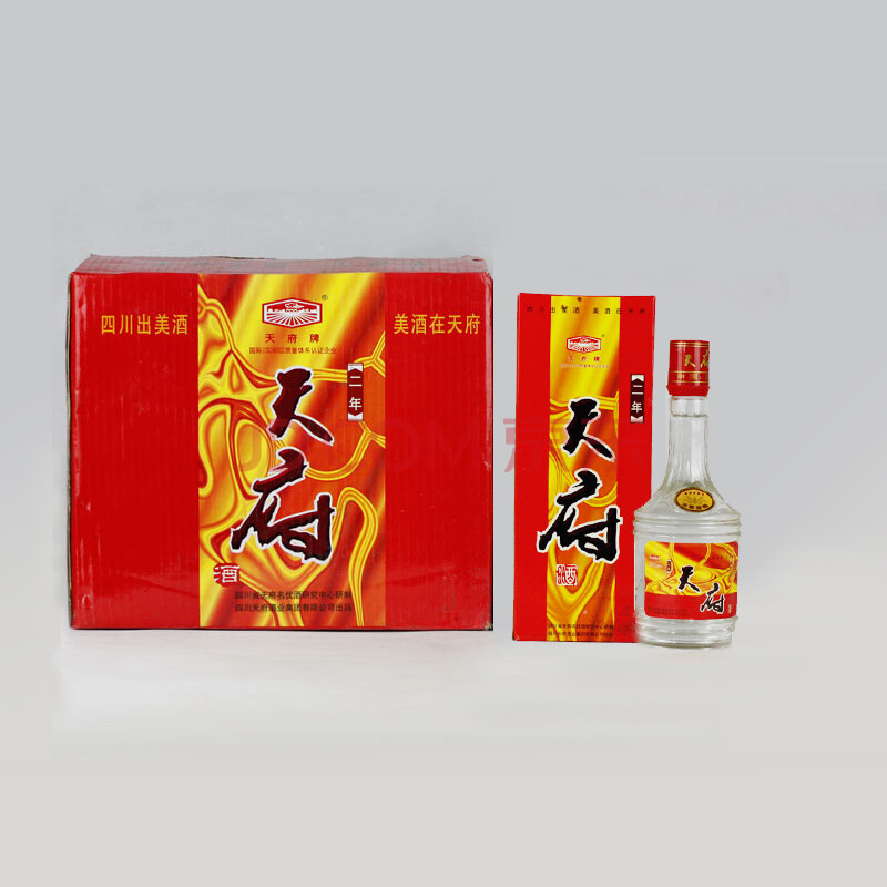 四川佳酿 天府酒 2001年 46度 500ml 6瓶【48(白酒 老酒)