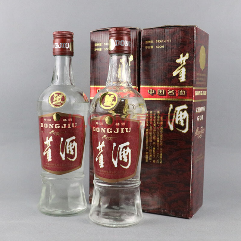 董酒92年 59度 500ml 2瓶 【9】 (陈年 老酒 白酒)