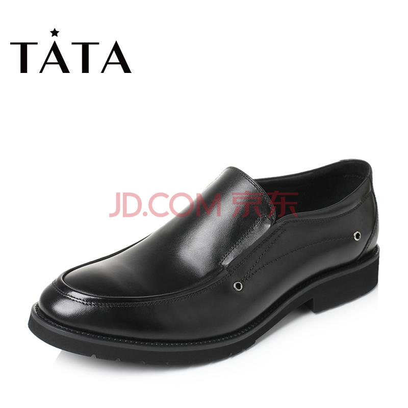 Tata/ËûËýÇïºÚɫţƤʱÉмòÔ¼´ò¿×Ì׽ŷ½¸úÄÐÆ¤Ð¬D3161CM7 ºÚÉ« 39