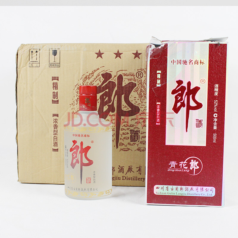 郎酒(精制青花郎) 2009年 52度 500ml一箱六瓶 【40】(名酒)