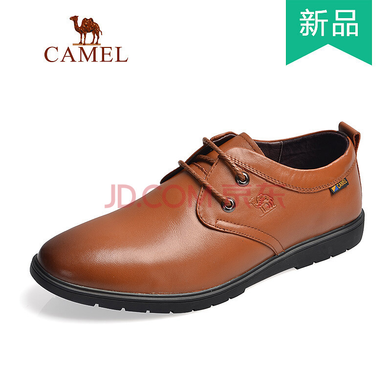 CAMEL/ÂæÍÕÄÐЬ2017Çï¿îÍ·²ãţƤÉÌÎñÐÝÏÐЬÇàÄ꺫°æ³±Á÷ԲͷЬµÍ°ïϵ´øÄÍÄ¥µ¥Ð¬ ÍÁ»Æ 40