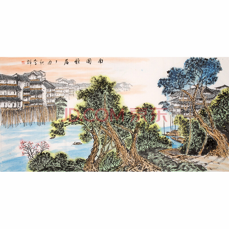 中国百杰实力派画家 李辉《南国雅居》