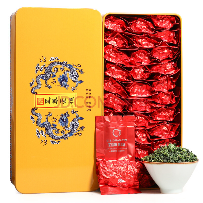 【買1盒送1盒】茶滋味2018安溪鐵觀音濃香型春茶新茶茶葉烏龍茶送同款共500g禮盒裝