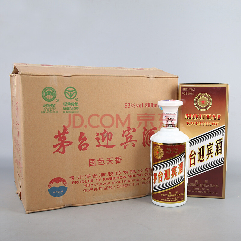 贵州茅台迎宾酒(国色天香)2007年 53度 500ml 一箱6瓶