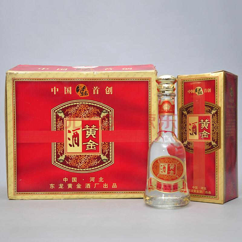 东龙黄金酒 1999年 38度 500ml 1件【40】(陈年 名酒 收藏)