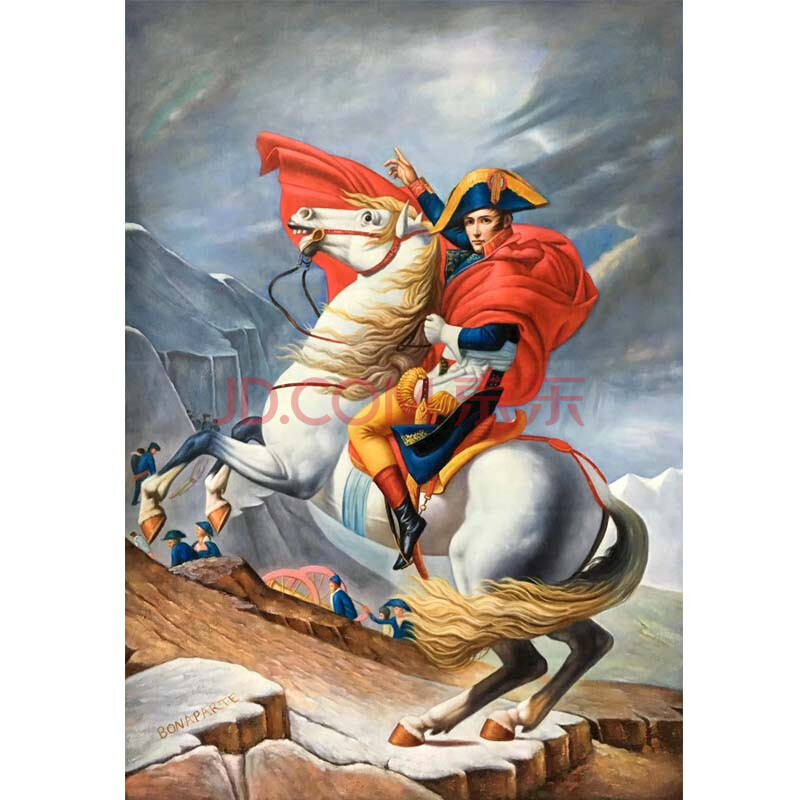 (临摹)路易大卫《拿破仑》大幅布面油画