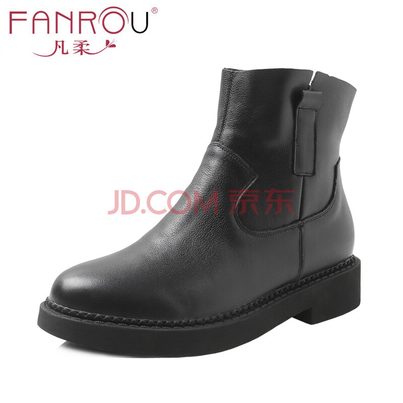 ·²ÈᣨFANROU£© ·²Èá¶ÌѥŮÇﶬ¼¾2017пîÅ·ÃÀÂí¶¡Ñ¥ºñµ×Å®µ¥Ñ¥²àÀÁ´µÍ¸ú»ú³µÐ¬ ºÚÉ« 39