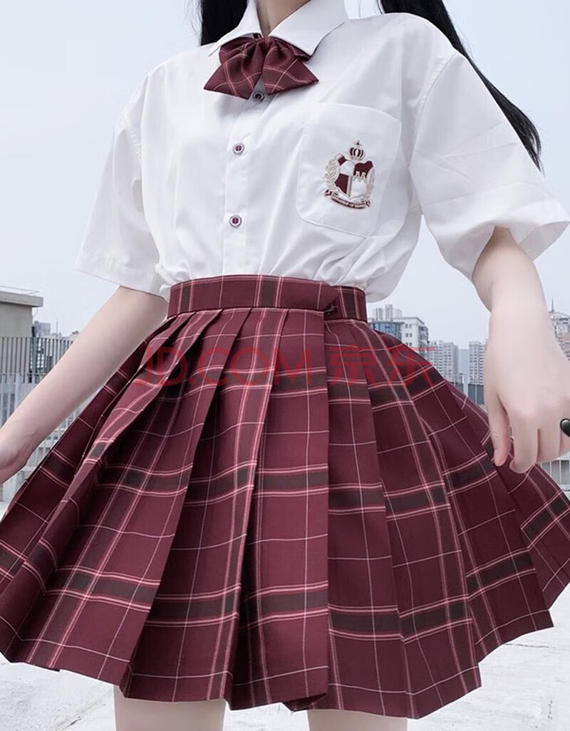 【温柔一刀】jk制服全套装兔姬舍中牌制服馆夏季电竞少女格裙正品兔缝