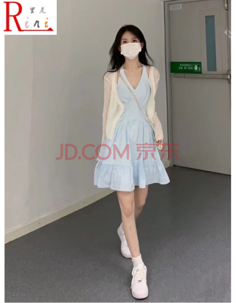 青少女2021时尚初中生高中生大学生可盐可甜少女穿搭两件套装夏季新款