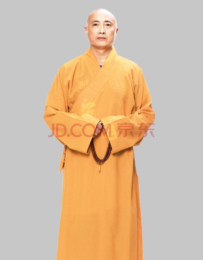 [夏天穿的]僧人服装麻纱长褂夏季薄款大褂禅修服居士服大褂长衫和尚服