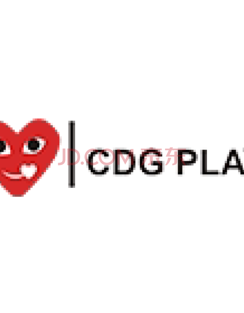 cdg play 商场同款2021夏季新款黑白情侣修身心形logo圆领短袖t恤