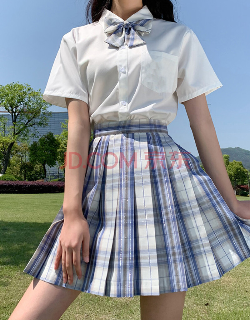 【jk制服官方】白月光 银线原创设计现货格裙jk制服少日系jk裙子