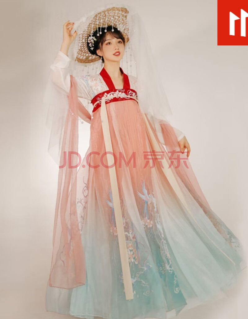 重回汉尚汉唐华莲汉服女成人仙气原创汉服女唐制齐胸襦裙传统重工刺绣