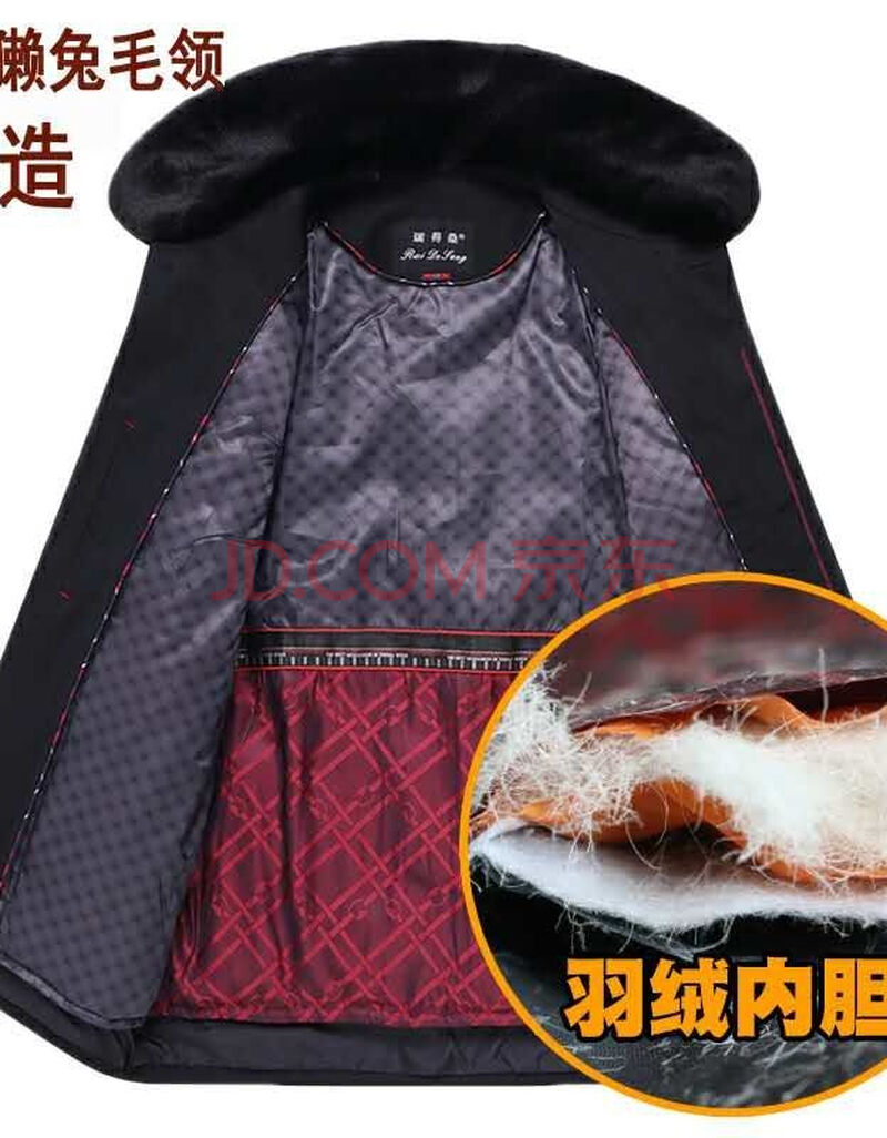 中老年棉衣男可拆卸内胆驼绒棉袄加肥加大老年人棉服男爸爸装外套sn