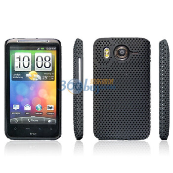 艾美克（IMAK) 超薄网格彩壳黑色 适用于HTC Desire HD A9191 G10
