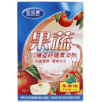 Health All 全元康小儿果蔬膳食纤维素（苹果味）75g