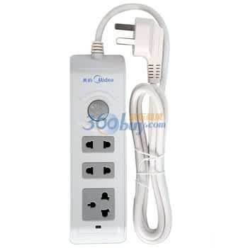 美的（Midea)M5系列 M5C21L1.8-A1 2位2孔1位3孔线长1.8米 软包装