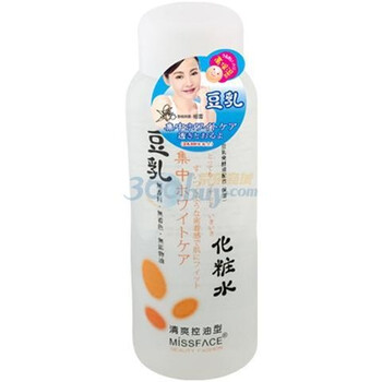 MISS FACE 豆乳清爽控油化妆水180ml