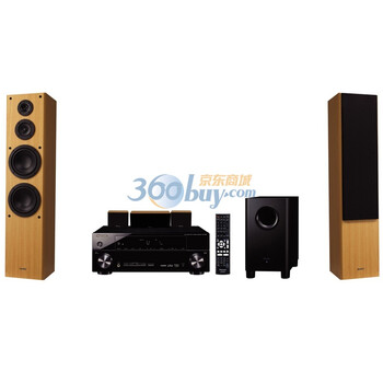 先锋(PIONEER) HTS-C2005-(W) 分体式家庭影院 (S-CH102TB-W前置扬声器） 樱桃黄色