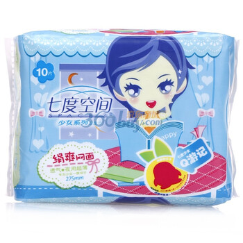 七度空间绢爽超薄275mm夜用10片装