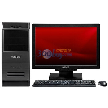 神舟（HASEE）新梦T3600D9 台式机电脑（G530 8G 500G G505 1G独显 DVD 键鼠 三年质保）带18.5英寸显示器