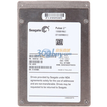 希捷（Seagate）200GB ST200FX0002 SAS 6Gb/秒 企业级固态硬盘