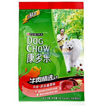普瑞纳康多乐成犬牛肉肝蔬菜4*500G