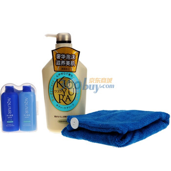 可悠然美肌沐浴露（恬静清香）+水之密语凝润水护迷你随身装50ml*2送干发巾（资生堂授权特供）