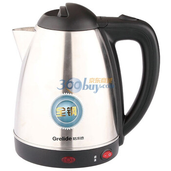 格来德（Grelide）不锈钢电水壶 WKF-318K 1.8L 1500W 全钢保温 防干烧 德国品质