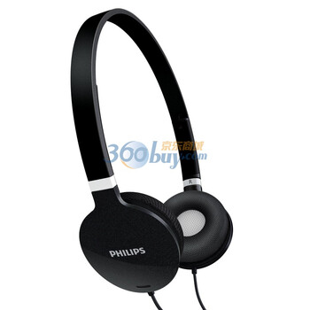 飞利浦（PHILIPS） SHL1700 轻盈的耳机 羽毛般轻盈头带 均衡的音效 黑色