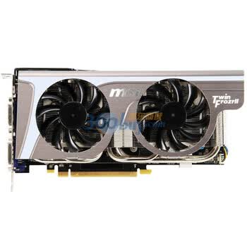 微星（MSI)N560GTX Twin Frozr II 870/4080MHz 1G/256bits PCI-E 显卡