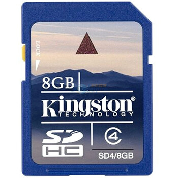 金士顿（Kingston）8G SDHC卡（CLASS4）