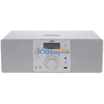 JVC RD-N1W 时尚靓丽iPod/iPhone迷你音响 白色